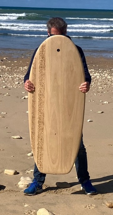 Bodyboard type PAIPO - 4'4.0'' - CENT53 nautic